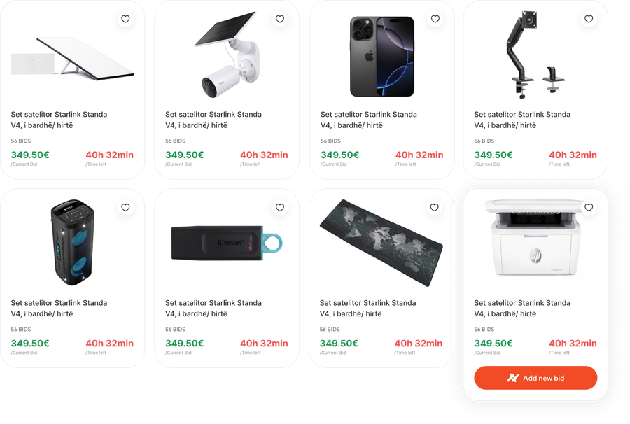 Kartat e produkteve — ofertoj.com