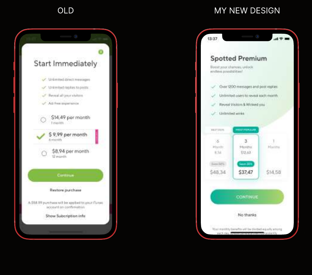 Redesign — para dhe pas